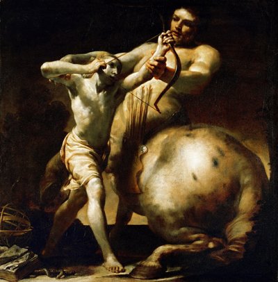 The Centaur Chiron and Achilles by Giuseppe Maria Crespi